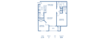 882-SQFT-Two-Bedroom-One-Bath-Income-Restricted-Floorplan-Available-for-Rent-Haven-Largo