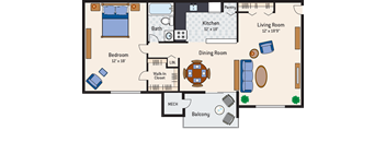 Hermitage Square 1 Bedroom