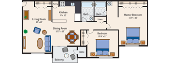 Hermitage Square 2 Bedroom