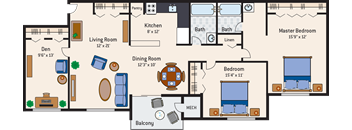 Hermitage Square 2 and Den