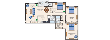 Hermitage Square 3 Bedroom