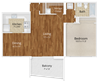 The Aspen 1BR 1BA