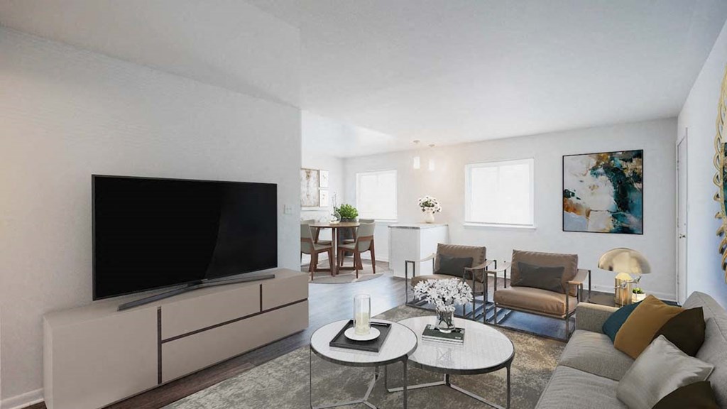 Jefferson Flats Living Room