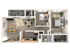 Limestone 2 Bedroom 1 Bath