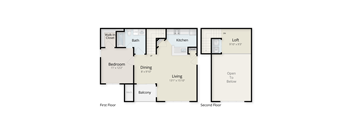 a floor plan of a home