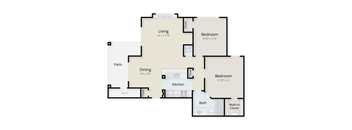 a floor plan of a house