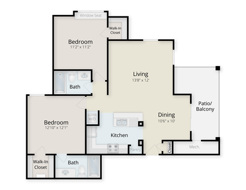 a floor plan of a house