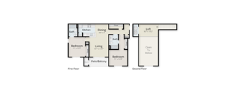 the millennia 2 bedroom floor plan