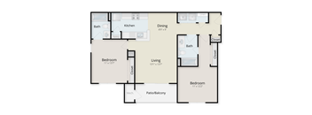 a floor plan of a home