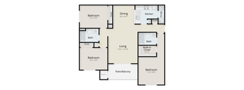 a floor plan of a home