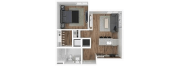 A series of images showing a kitchen layout with a sink, stove, and cabinets.