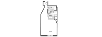 ground floor plan photo of the commons on 54th