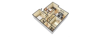 2 Bedroom 1 Bath - Renovated