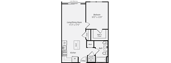1 BR 1 BA - Juliet