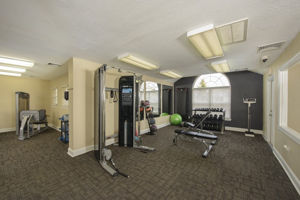 the preserve at ballantyne commons fitness room