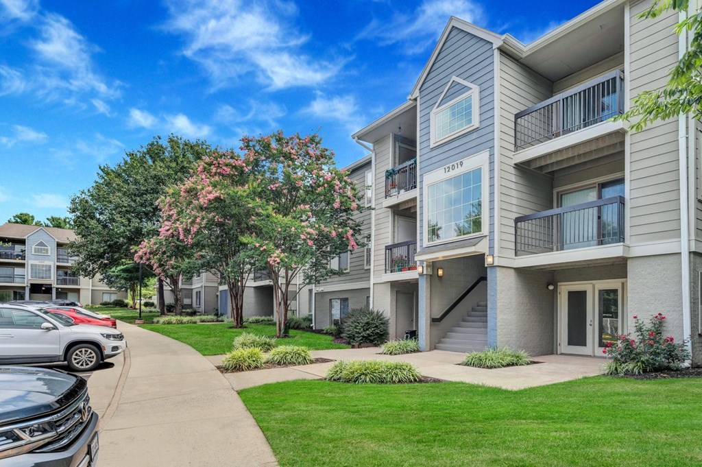 exterior of waterside at reston