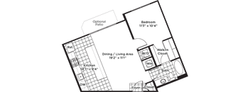 floor plan of the upper level of the floor plan