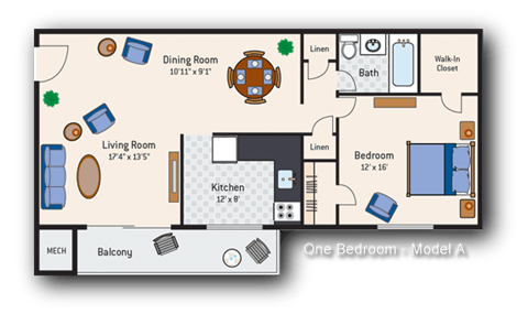 Wash Square 1 BR 714