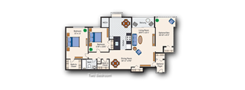 2 Bedroom 1 Bath