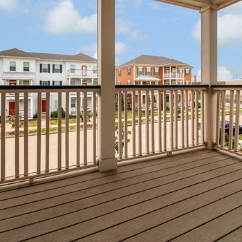 Patio/Balcony Area Patio/balcony area_Cedars at Carver Park Galveston, TX - Photo Gallery 3