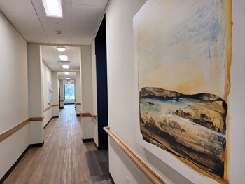 Apartment building hallway-Beecher Terrace I, Louisville, KY