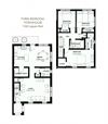3 Bedroom 2.5 Bath Townhouse 2D Floorplan 3 Bedroom 2.5 Bath Townhouse 2D Floorplan, West Park Apartments, Tulsa, OK