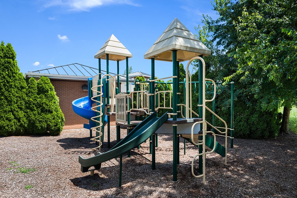 the playground at Duneland Village apartments and Townhomes in Gary, IN
