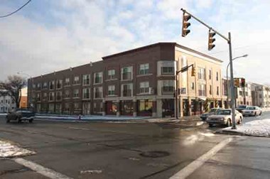 Street corner building-Fairfield Apartments Pittsburgh, PA