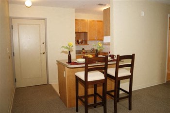 Apartment Kitchen Area Furnished, Allen Market Lane Apartments St. Louis, MO - Photo Gallery 12