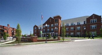 Front exterior of apartment complex-Senior Living at Cambridge Heights Apartments, St. Louis, MO - Photo Gallery 2