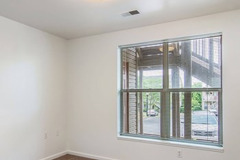 Living room unfurnished interior apartment living room, Bedford Hill Apartments, Pittsburgh, PA - Photo Gallery 3