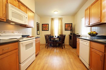 Kitchen area Kitchen area, Harmony Oaks Apartments, New Orleans, LA - Photo Gallery 3