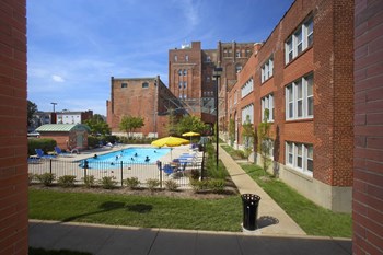Swimming pool area, The Brewery Apartments - Photo Gallery 18