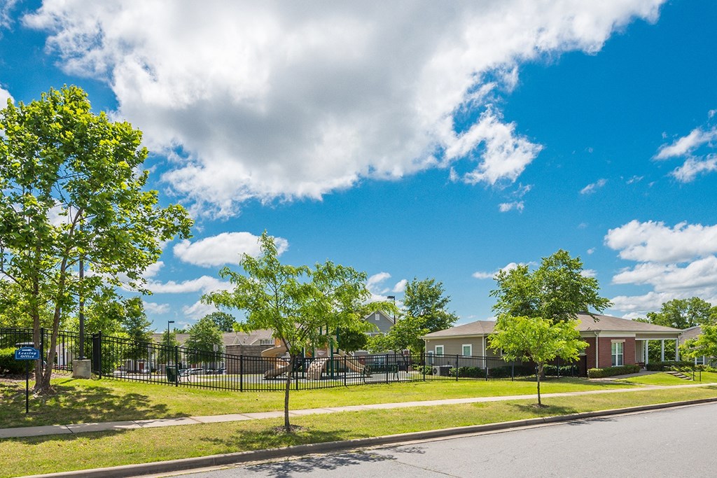 A Playground at Cumberland Manor and Metropolitan Village Apartments and Townhomes in Little Rock, AR.