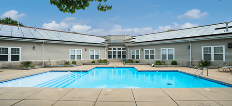 the swimming pool at our apartments