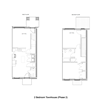2 Bedroom 2 Bath Townhouse 2D Floorplan L Phase 2 2 Bedroom 2 Bath 2D Floorplan L Phase 2Townhome, West Park Apartments, Tulsa, OK