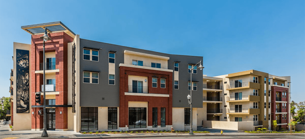 Santa Cecilia Apartment building on a city street