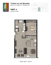 Unit J 2D floorplan Unit J 2D floorplan_Tower on Maumee, Toledo, OH, 43604