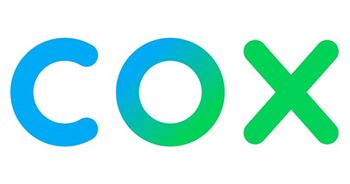 a blue and green google logo on a white background