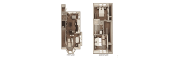 a typical and a second floor plan