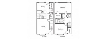 a floor plan of a house