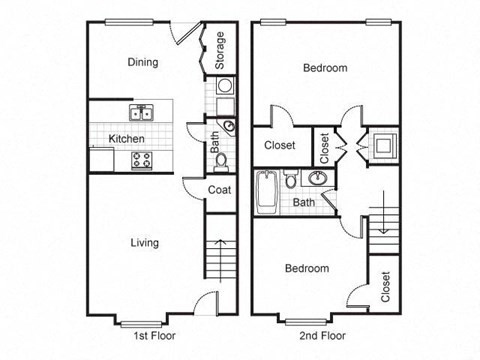 a floor plan of a house