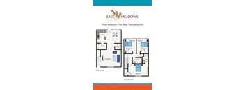 3 bedroom 2 bath townhouse unit, East Meadows