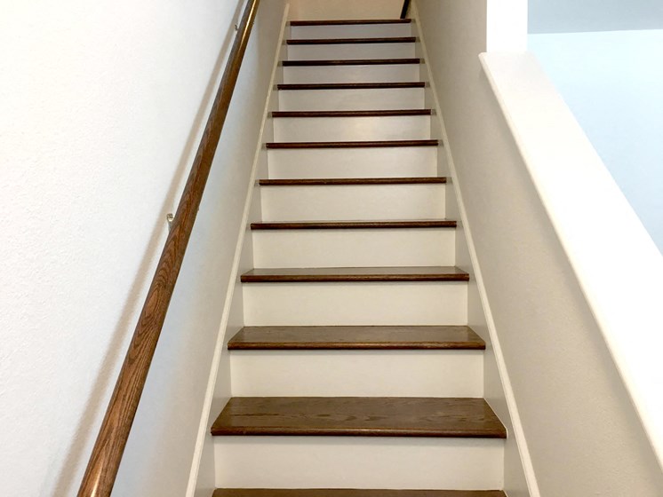 interior apartment stairs-East Meadows San Antonio TX