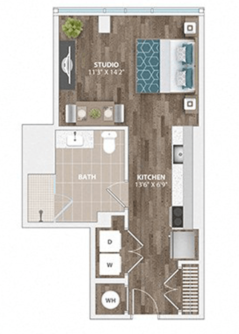 S4AH Floor Plan at Sinclaire on Seminary, Virginia