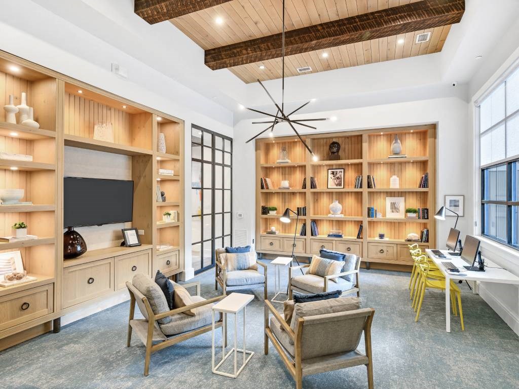 Library & Business Center at The Beacon at Waugh Chapel, Gambrills, MD, 21054