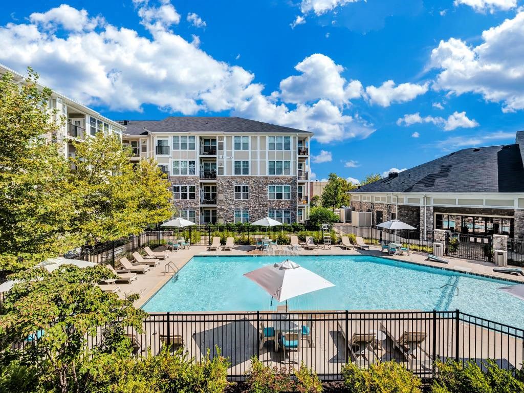 Pool View at The Beacon at Waugh Chapel, Maryland, 21054