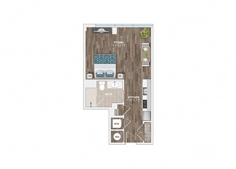 S3A Floor Plan at Sinclaire on Seminary, Virginia