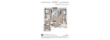 3 bedroom floor plan  the residences at sawmill estates
