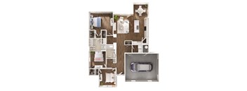 Floor Plan Cottage Single Story